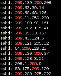 Grep with color